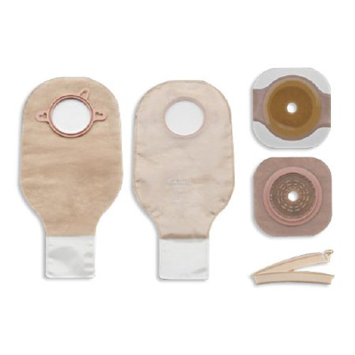 Ileostomy /Colostomy Kit New Image Two-Piece System 12 Inch Length Up to 1-3/4 Inch Stoma Drainable Trim To Fit 19103