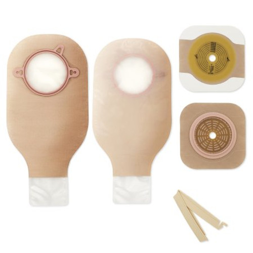 Ileostomy /Colostomy Kit New Image Two-Piece System 12 Inch Length 2-1/4 Inch Stoma Drainable 19104 Box/5