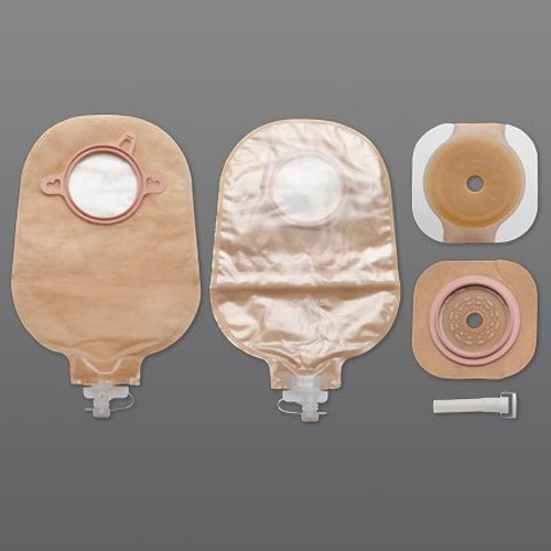 Urostomy Kit Two-Piece System Up to 1-1/4 Inch Stoma Flat Trim to Fit 19252 Box/5
