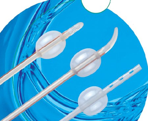 Foley Catheter Folysil 2-Way Open Tip 10 cc Balloon 14 Fr. Silicone AA6414 Box/5