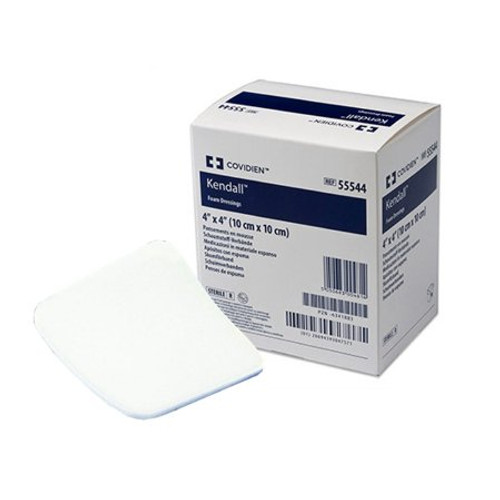 Foam Dressing Kendall 4 X 4 Inch Square Non-Adhesive without Border Sterile 55544