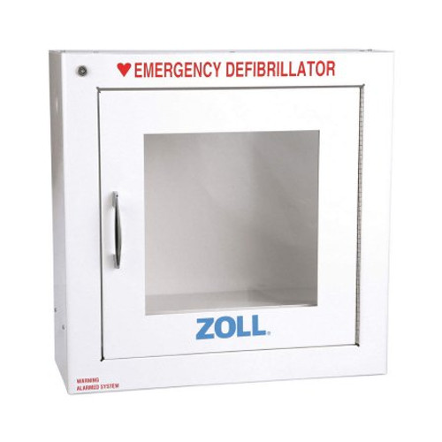 AED Wall Cabinet with Alarm Standard Metal Wall Cabinet with Alarm 17.4 X 17.4 X 8.9 Inch Zoll AED Plus 8000-0855 Each/1