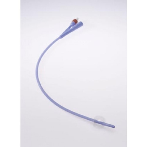 Indwelling Catheter Tray Dover Foley Catheter 14 Fr. 5 cc Balloon Silicone 6144LL Case/10