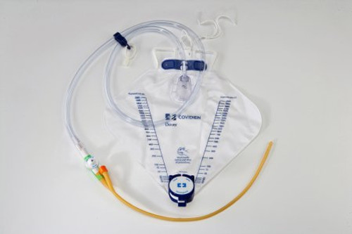 Indwelling Catheter Tray Curity Ultramer 2-Way Foley 18 Fr. 5 cc Balloon Latex 6166LL