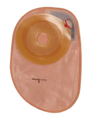 Filtered Ostomy Pouch Assura AC Two-Piece System 10-1/2 Inch Length XL 3-1/2 Inch Stoma Closed End 14355 Box/30