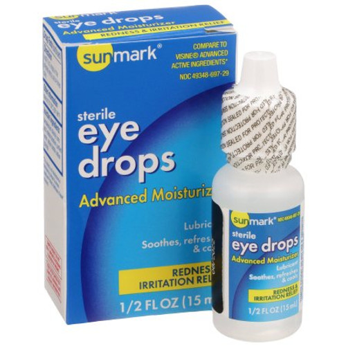 Eye Lubricant sunmark 0.5 oz. Eye Drops 49348069729 Each/1