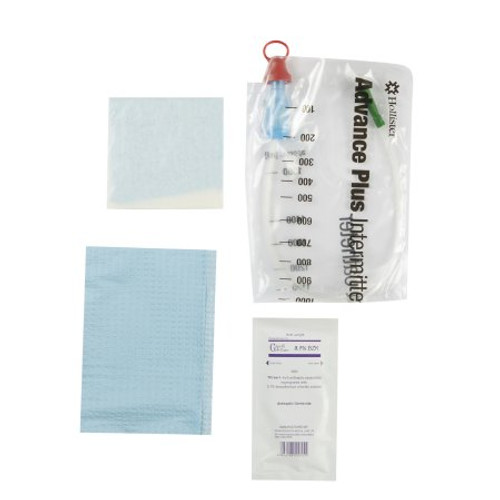Intermittent Closed Catheter Kit Advance Plus Straight Tip 14 Fr. Without Balloon PVC 96144