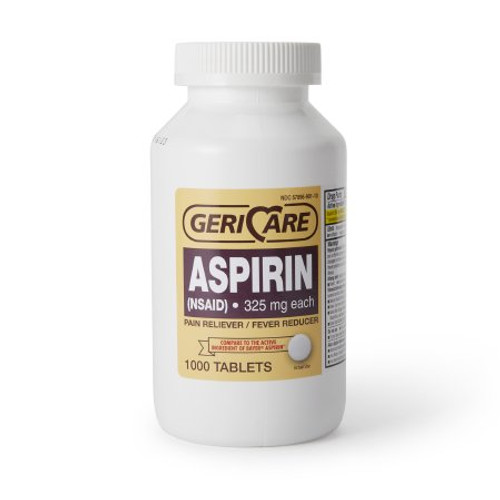 Pain Relief 325 mg Strength Aspirin Tablet 1 000 per Bottle 901-10-GCP