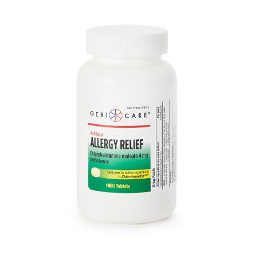 Allergy Relief 4 mg Strength Tablet 1 000 per Bottle 784-10-HST