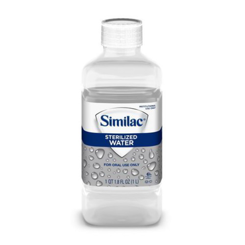 Sterile Water Similac 1 Liter Bottle Ready to Use 58037 Case/8