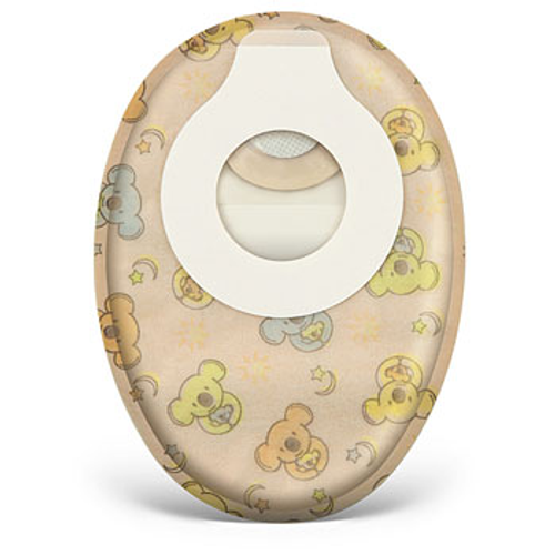 Ostomy Pouch Little Ones Two-Piece System 6 Inch Length 1/5 to 1-1/4 Inch Stoma Closed End 411640 Box/10