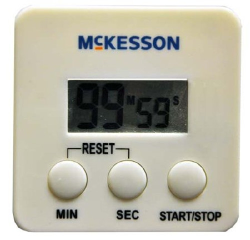 Electronic Alarm Timer Count Down McKesson 100 Minutes Digital Display 63-4452 Each/1