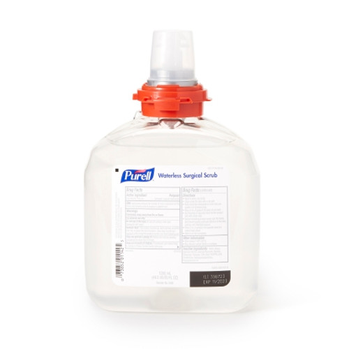 Waterless Surgical Scrub Purell 1200 mL Dispenser Refill Bottle 70% Strength Ethyl Alcohol NonSterile 5485-04