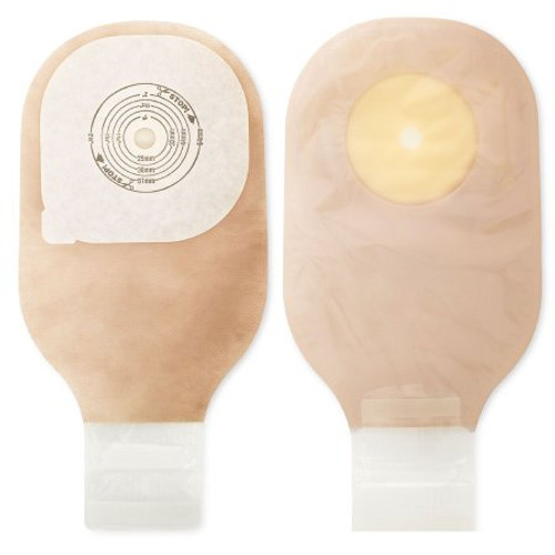 Ostomy Pouch Premier One-Piece System 12 Inch Length 2-1/2 Inch Stoma Drainable Flat Trim To Fit 88401 Box/10