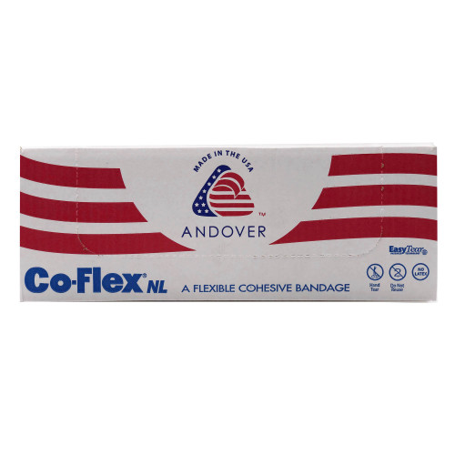 Cohesive Bandage CoFlexLF2 2 Inch X 5 Yard 20 lbs. Tensile Strength Self-adherent Closure Neon Pink / Blue / Purple / Light Blue / Neon Green / Red NonSterile 9200CP Case/36
