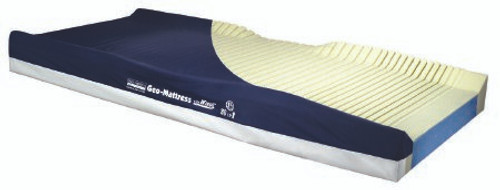 Bed Mattress Geo-Mattress with Wings Therapeutic Raised Perimeter Mattress 35 X 75 X 6 Inch 8 Inch Side W7535-29 Each/1