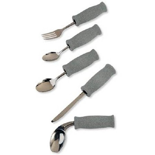 Offset Spoon Deluxe Angled / Right Handed Black Stainless Steel 102005 Each/1