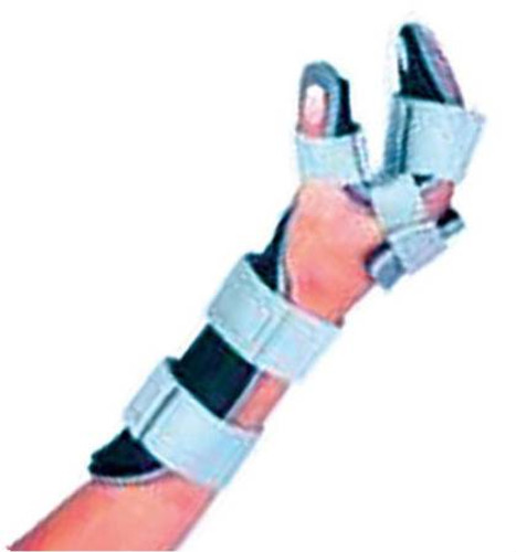 Resting Hand Orthosis Plastic Left Hand Blue Medium 55460407 Each/1