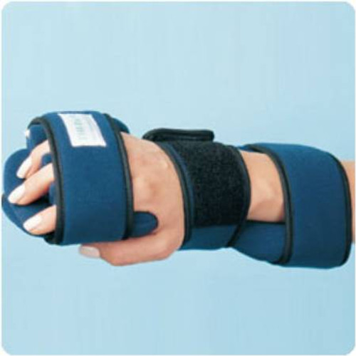 Hand Orthosis Rolyan Kwik-Form Plus Universal Aluminum / Foam Left or Right Hand Blue Medium Regular 787901 Each/1