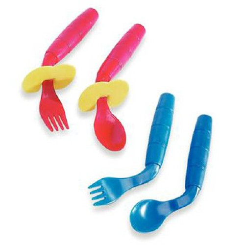 Curved Utensil Set EasieEaters 920687 Each/1