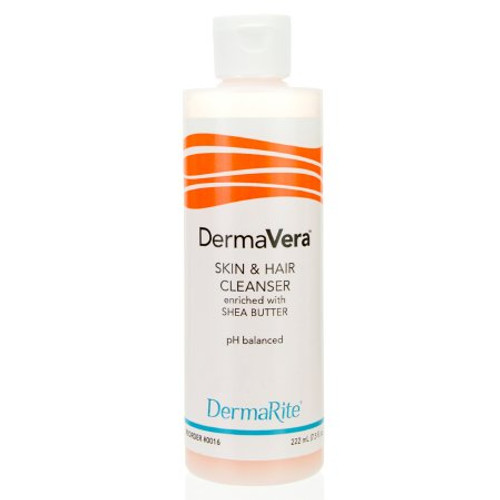 Shampoo and Body Wash DermaVera 7.5 oz. Flip Top Bottle Scented 0016