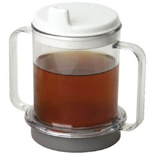 Drinking Mug 10 oz. Clear Plastic Reusable 555667 Each/1