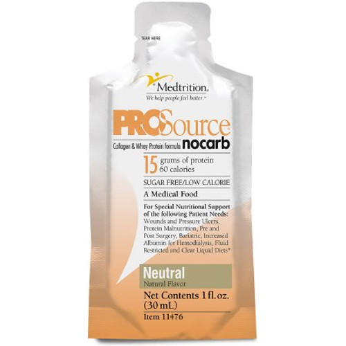 Protein Supplement ProSource NoCarb Unflavored 1 oz. Bottle Concentrate 11476