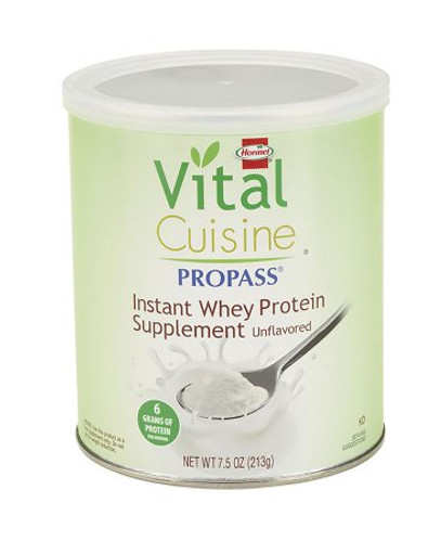 Oral Protein Supplement Vital Cuisine ProPass Whey Protein Unflavored Powder 7.5 oz. Can 13126