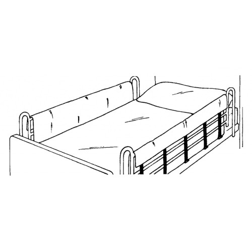 Bed Side Rail Bumper Pad Skil-Care 1 X 15 X 72 Inch 401220 Pair/1