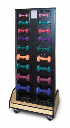 Combination Weight / Storage Rack With Equipment 18 X 30 X 72 Inch Black 5560-100 Each/1