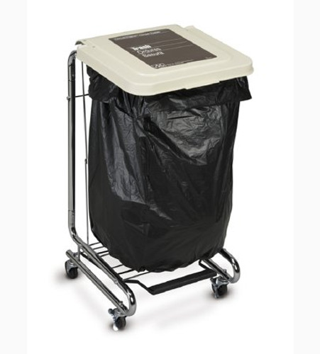 Trash Bag 4 gal. Clear LLDPE 0.35 Mil. 17 X 17 Inch Gusset Seal Bottom Flat Pack 23-01C Case/1000