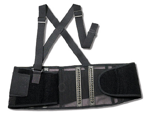 Back Support with Suspenders ProFlex 1100SF Large Hook and Loop Closure 34 to 38 Inch Waist Circumference Adult 11604