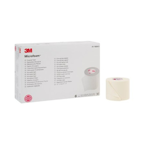 Medical Tape 3M Microfoam Multi-directional Stretch Elastic / Foam 2 Inch X 5-1/2 Yard White NonSterile 1528-2