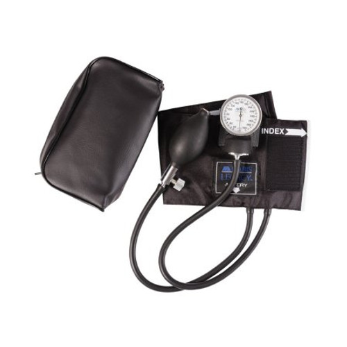 Aneroid Sphygmomanometer with Cuff Mabis Legacy 2-Tubes Pocket Size Hand Held Adult Size 01-110-021 Each/1