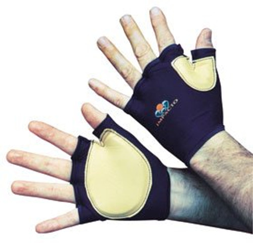 Impact Glove IMPACTO Fingerless Medium Black / Tan Hand Specific Pair 73224/NA/MD Pair/1