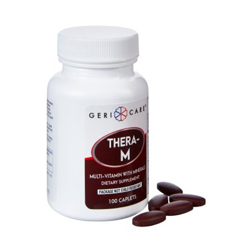 Multivitamin Supplement with Minerals Geri-Care Caplet 100 per Bottle 621-01-GCP
