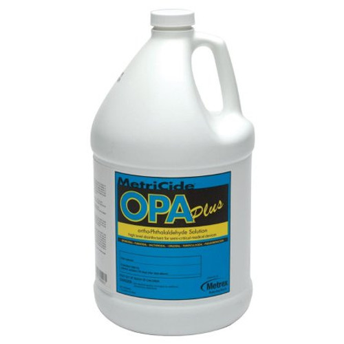 OPA High-Level Disinfectant MetriCide OPA Plus RTU Liquid 1 gal. Jug 30 Day Max for Manual Soaking 10-6000
