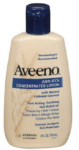 Itch Relief Aveeno Anti-Itch 3% Strength Lotion 4 oz. Bottle 08137003690 Each/1