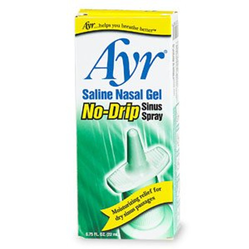Nasal Moisturizer Ayr Saline Nasal Gel No-Drip Sinus Spray 0.75 oz. 00225052848 Each/1