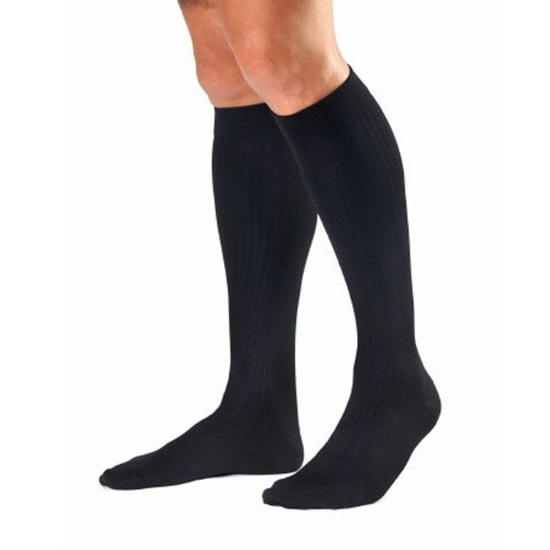 Compression Socks JOBST for Men Classic Knee High Small Black Closed Toe 110301 Pair/1