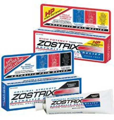 Topical Pain Relief Zostrix 0.25% Strength Capsaicin Cream 2 oz. 61787044202 Each/1