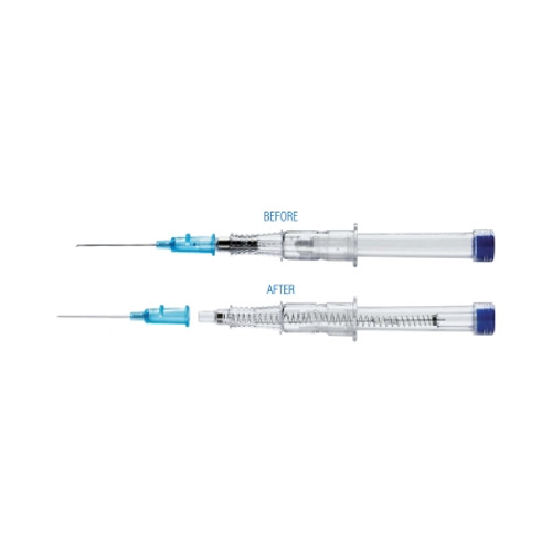 Peripheral IV Catheter VanishPoint 24 Gauge 0.75 Inch Retracting Safety Needle 31221