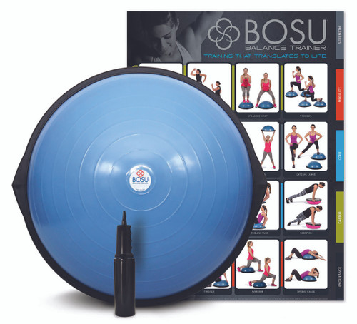 Exercise Dome BOSU HOME Balance Trainer Inflatable 25 Inch Diameter 4 X 26 X 26 Inch Blue 30-1901 Each/1