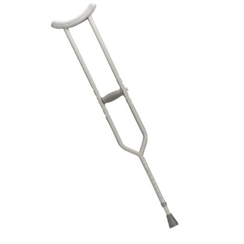 Bariatric Underarm Crutches drive Steel Frame Tall Adult 500 lbs. Weight Capacity Push Button Adjustment 10408 Pair/1