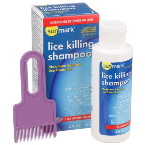 Lice Shampoo sunmark 4 oz. Bottle Scented 49348044334 Each/1