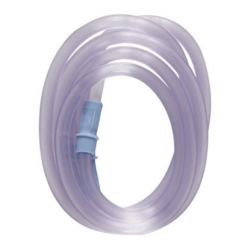 Suction Connector Tubing McKesson 6 Foot Length 0.25 Inch I.D. Sterile Female / Male Connector Clear Ribbed OT Surface PVC 16-66305