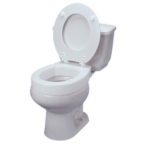 Elongated Raised Toilet Seat Tall-Ette 3 Inch Height White 350 lbs. Weight Capacity 725711005 Each/1