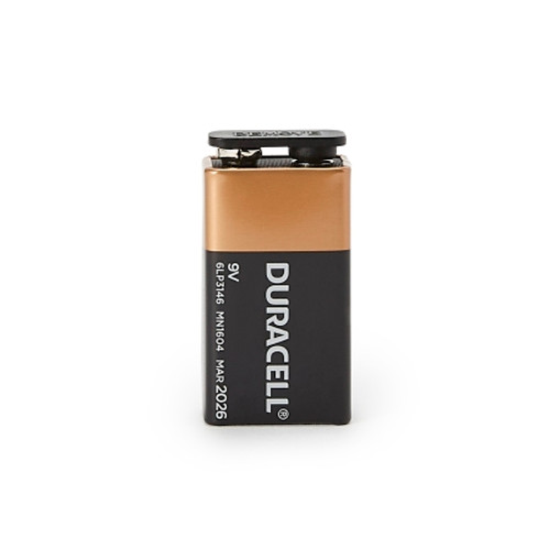 Alkaline Battery Duracell Coppertop 9V Cell 9V Disposable 12 Pack MN1604BKD