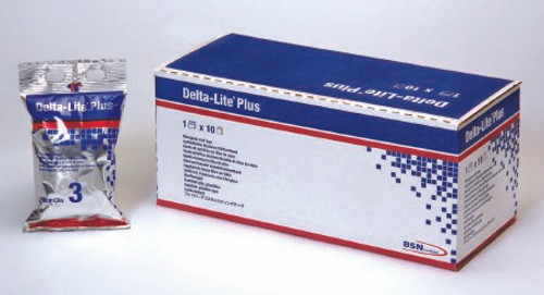 Cast Tape Delta-Lite Plus 4 Inch X 12 Foot Fiberglass / Resin Deep Blue 7345822 Box/10