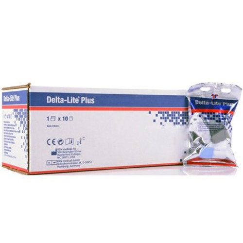 Cast Tape Delta-Lite Plus 2 Inch X 12 Foot Fiberglass / Resin Light Blue 7345835 Box/10